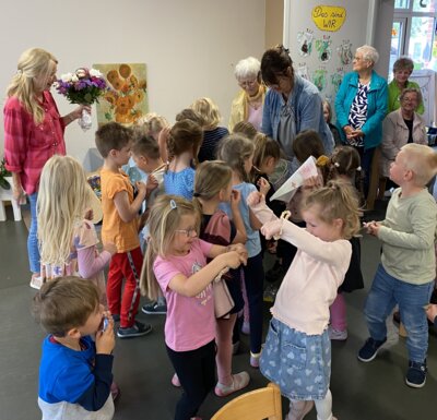 Unsere enge Verbindung „Tagespflege Tiede“ und die „Laascher Strolche“