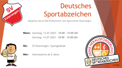 Deutsches Sportabzeichen (Bild vergrößern)