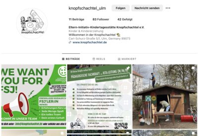 Meldung: Die Knopfi auf Instagram