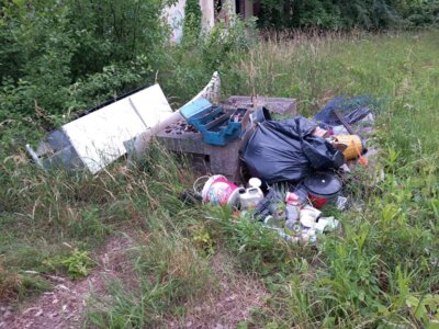 Foto zur Meldung: Illegale Müllentsorgung