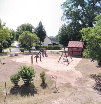 Foto zur Meldung: Ein neuer Spielplatz für unsere Kinder in Tramnitz