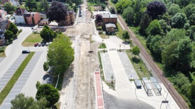 Foto zur Meldung: B5-Baumaßnahme - verkehrsberuhigende Maßnahmen für den Stadtkern angeordnet