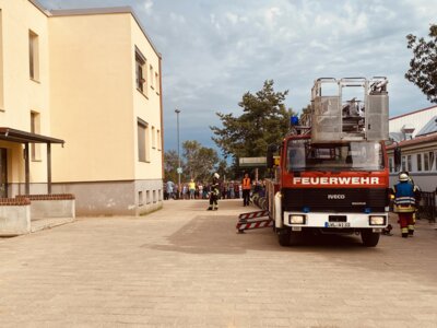 Foto zur Meldung: Achtung Feueralarm - Brandschutzübung 2024