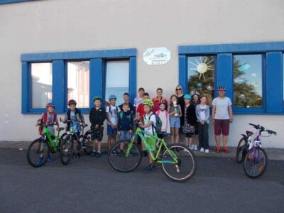 Klasse 4b gewinnt Fahrradausflug