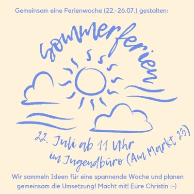 Foto zur Meldung: Feriengestaltung für Kinder