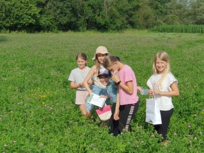Kräuterwanderung der dritten Klassen