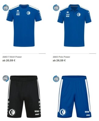 Foto zur Meldung: Fan- und Teamshop