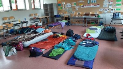 Foto zur Meldung: Abschlussfeier und Schulübernachtung der Viertklässler
