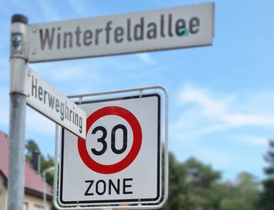 Foto zur Meldung: Neue Tempo-30-Zone