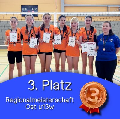 Bronze für unsere  u13 bei Regionalmeisterschaft Ost (Sa./Thr.)