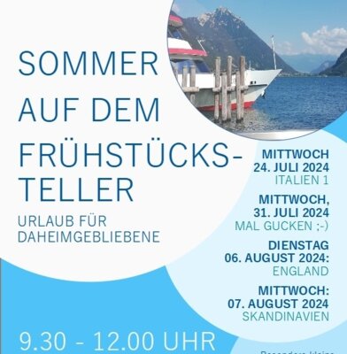 Foto zur Meldung: Auf geht’s nach England und Skandinavien beim   „Sommer auf dem Frühstücksteller – Urlaub für Daheimgebliebene“