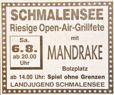 Foto zur Meldung: August-Meldungen der älteren und jüngeren Vergangenheit aus Schmalensee und Umgebung – Teil 2