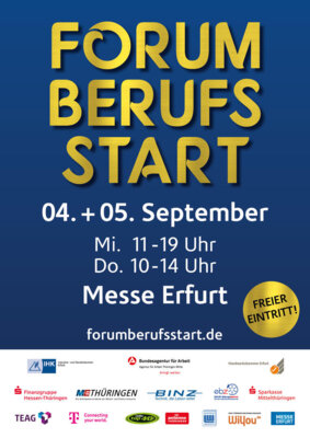 Forum Berufsstart Messe Erfurt (Bild vergrößern)