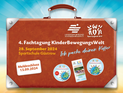 Meldung: Einladung der SJ MV zur 4. Fachtagung KinderBewegungsWelt - GÜSTROW