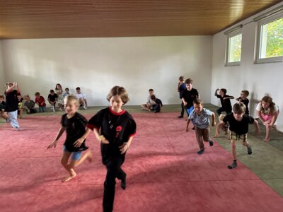 Judo schnuppern beim Schülerferienprogramm der Gemeinde Urbach
