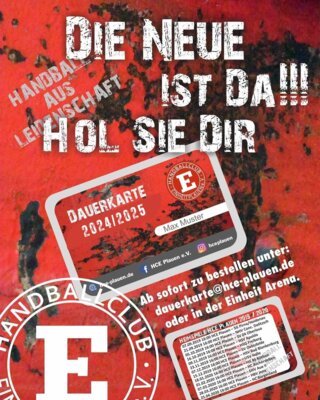 Foto zur Meldung: +++ Dauerkarte für die Saison 2024/2025 +++