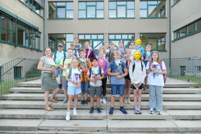 Meldung: 1. Schultag an der Staatl. Regelschule Molschleben