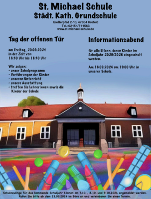 Tag der offenen Tür am 20.09.2024 von 16.30 Uhr bis 18.30 Uhr (Bild vergrößern)