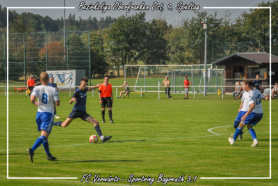 9.Spieltag BZL: FC Vorwärts - Sportring Bayreuth 3:1 (Bild vergrößern)