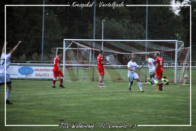 Kreispokal VF: TSV Waldershof - FC Vorwärts 1:3 (Bild vergr&ouml;&szlig;ern)