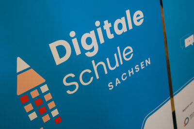 Link zu: Ernennung als "Digitale Schule Sachsen"