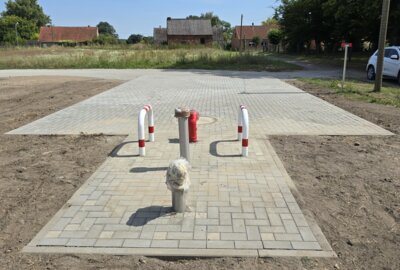 Foto zur Meldung: Fertigstellung Löschwasserbehälter Kantow und Blankenberg