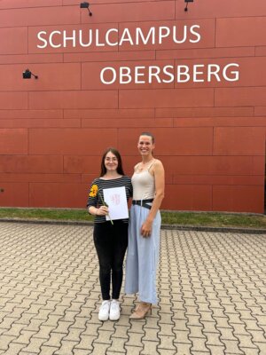Meldung: FSSJH-Zertifikatsübergabe an Amelie H.