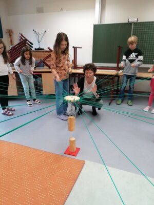 Aktionstag 'Mut und Team" in der Klasse 4b