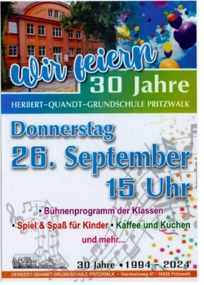 30 Jahre Herbert-Quandt-Schule (Bild vergrößern)