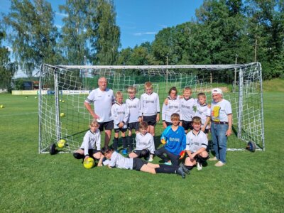 E- und F-Jugend-Spieler des TSV 1890 Ruppersdorf, Di., 18.06.2024, Sportplatz Ruppersdorf (Bild vergrößern)