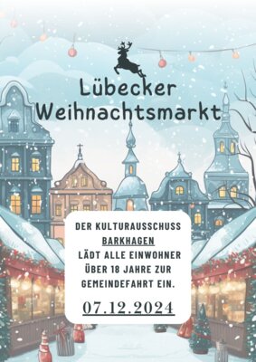 Gemeindefahrt 2024 zum Lübecker Weihnachtsmarkt