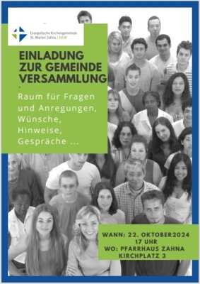 Gemeindeversammlung am 22.10.2024, 17 Uhr