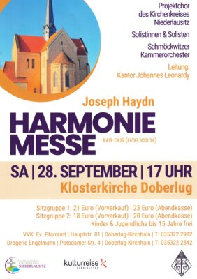 Harmoniemesse am 28.09.2024 um 17 Uhr