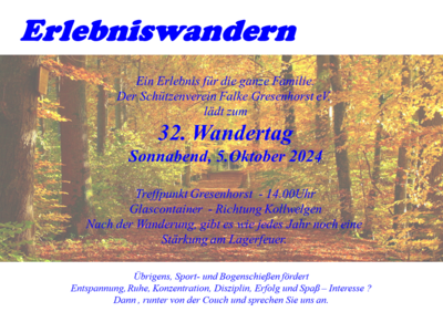 Erlebniswandern (Bild vergrößern)