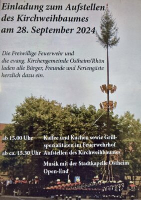 Meldung: Einladung Aufstellung Kirmesbaum