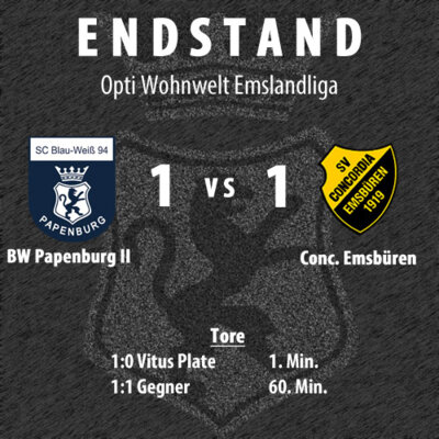 Erster Punkt dieser Saison (Bild vergrößern)