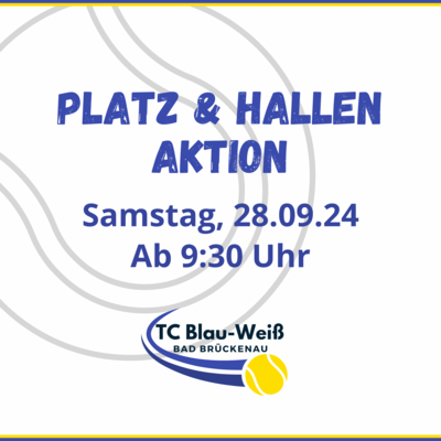 Platz- & Hallenaktion