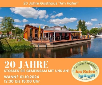 Foto zur Meldung: 20 Jahre Gasthaus & Herberge Am Hafen GbR