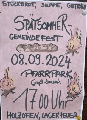 Gross Laasch - Kirche - 9.9.2024  Spätsommerfest