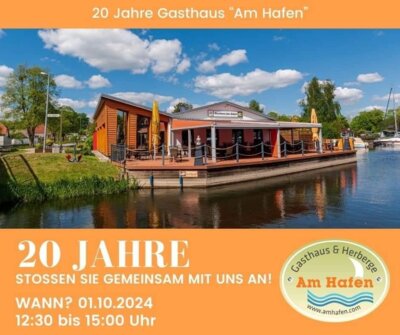 Foto zur Meldung: 20 Jahre Gasthaus & Herberge Am Hafen GbR
