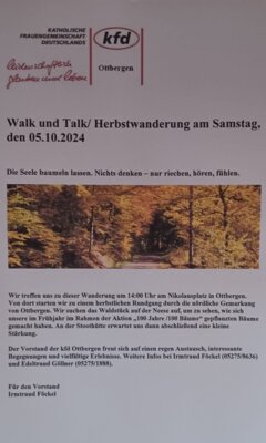 Walk and Talk am 05.10.2023 (Bild vergr&ouml;&szlig;ern)