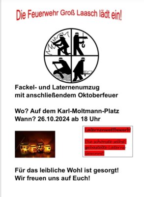 Gross Laasch - Laternen- und Fackelumzug