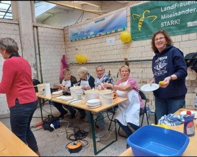 Frische Waffeln beim Viehmarkt 2024