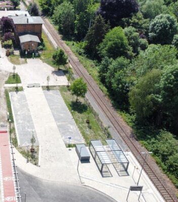 Foto zur Meldung: Spitzenplatz für Wusterhausen/Dosse - beste Bike+Ride-Anlage im Berliner Umland