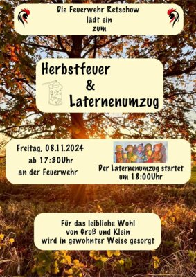 Herbstfeuer & Laternenumzug
