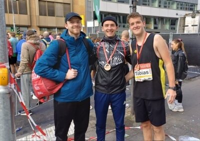 Foto zur Meldung: Erfolgreicher (Halb-)Marathon in Köln