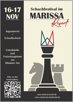 Schachfestival im Marissa-Resort am Dümmer-See vom 16.11 - 17.11.2024