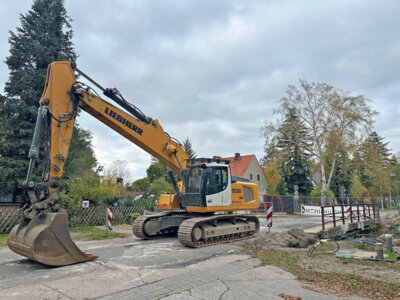 Foto zur Meldung: Brückenabriss an der Birkenallee