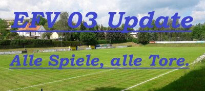 Der EFV 03 Wochenendrückblick (26./ 27.10.2024)