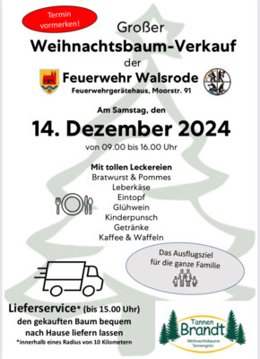 Weihnachtsbaumverkauf 2024 (Bild vergrößern)